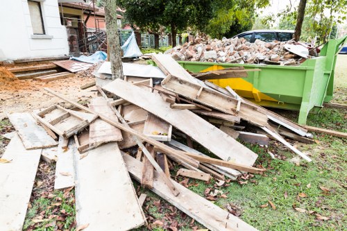 Professional site clearance team