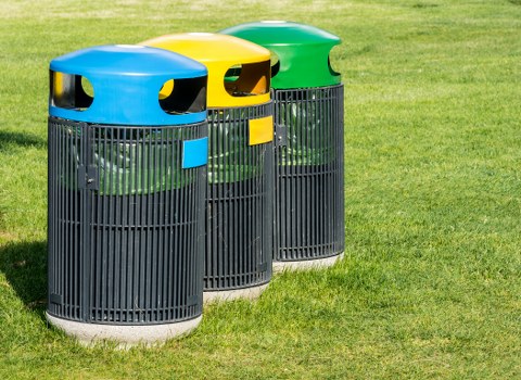 Office renovation waste disposal with skips