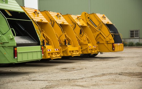 Processing recycled materials in Purley facility